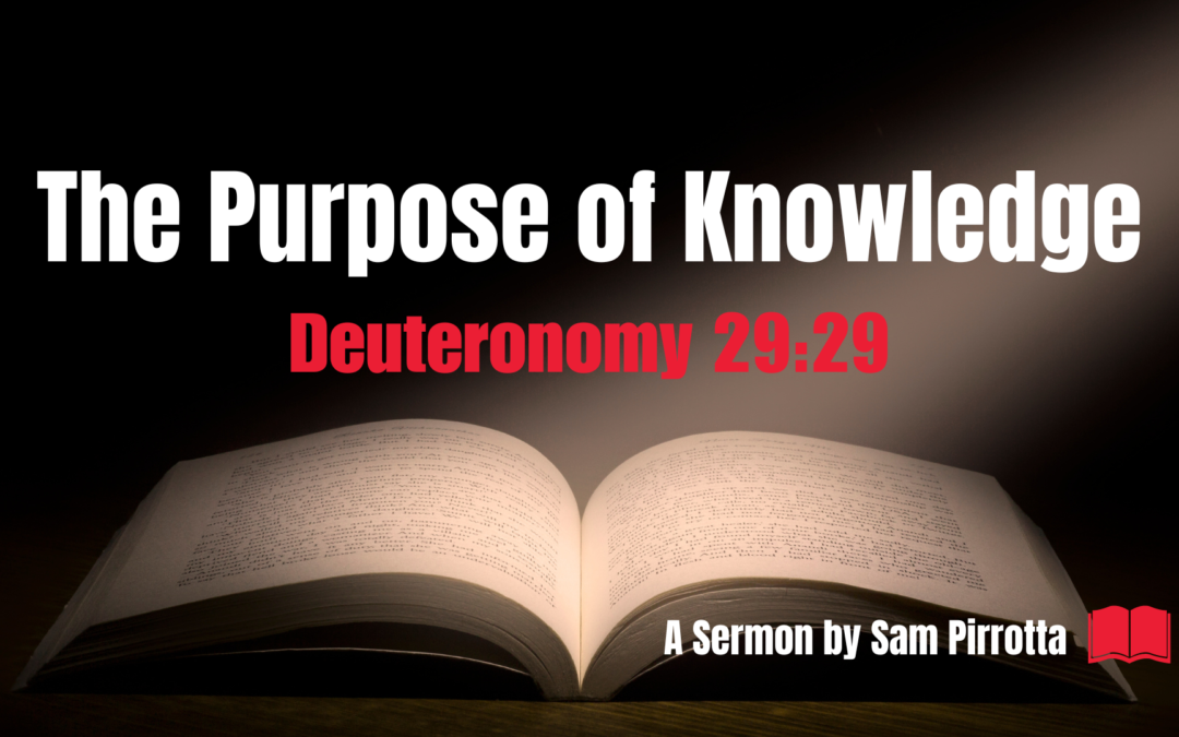 The Purpose of Knowledge